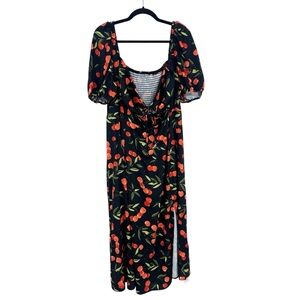 Cider Cherry Midi Dress Size 2X Plus Size New With Tags Condition Whimsical